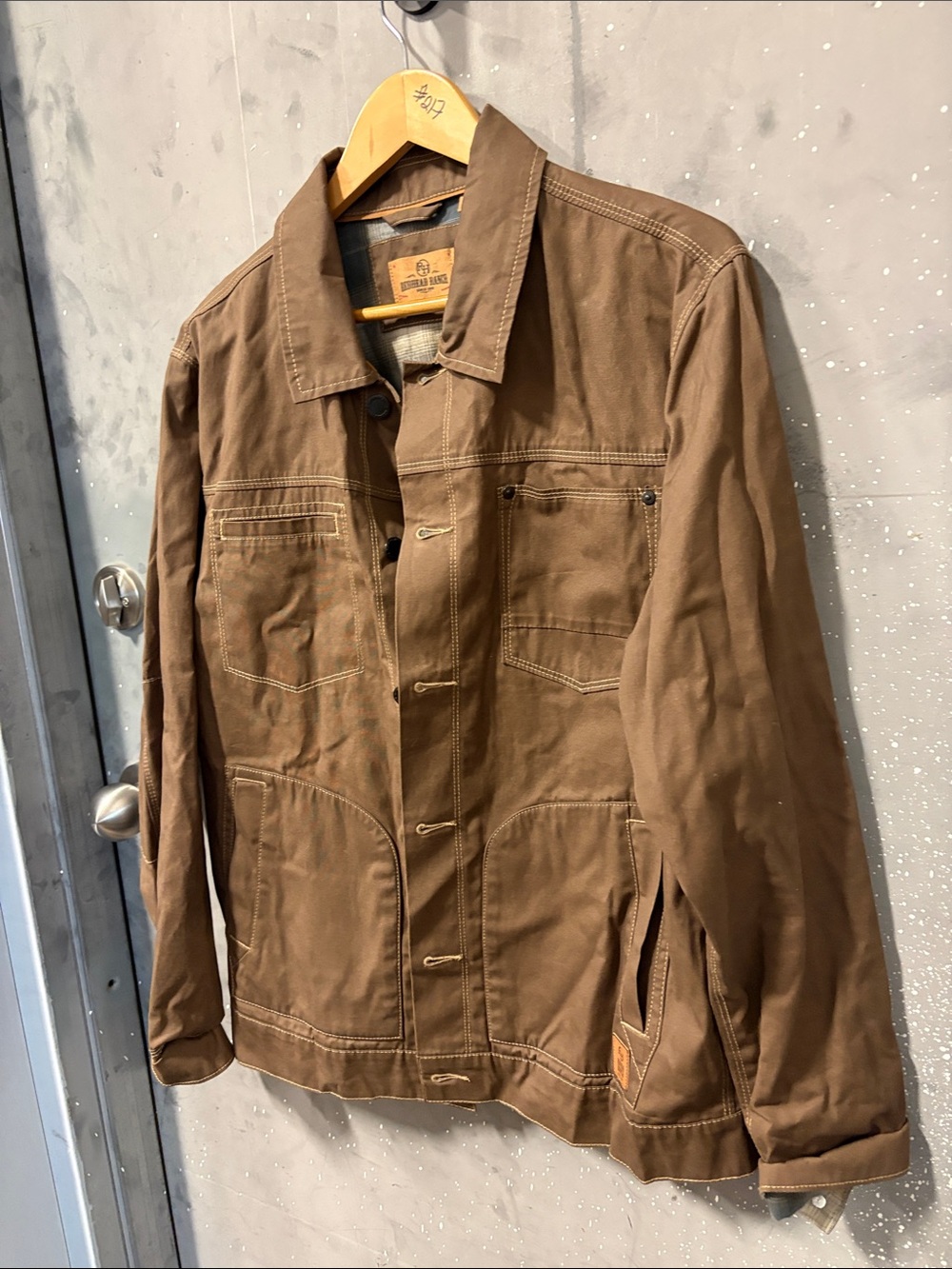 Men's Brown Work Jacket Redhead Ranch Medium - Picture 9 of 9
